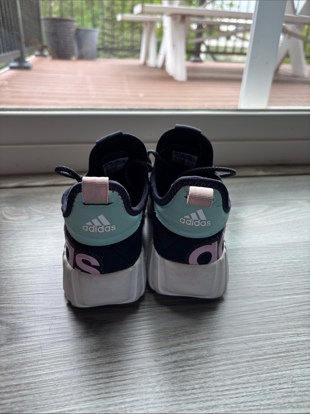adidas Kids' Kaptir Sneakers - Navy / Pink - Picture 10 of 16